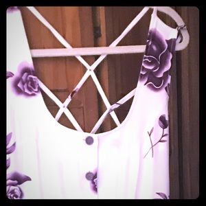 Beautiful Purple and White Dress